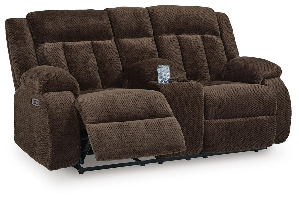 Observation Power Reclining Loveseat with Console - De Avenue Furniture