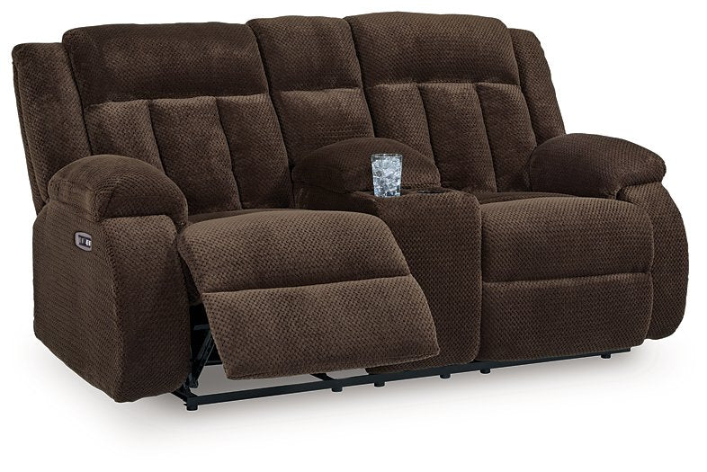 Observation Power Reclining Loveseat with Console - De Avenue Furniture