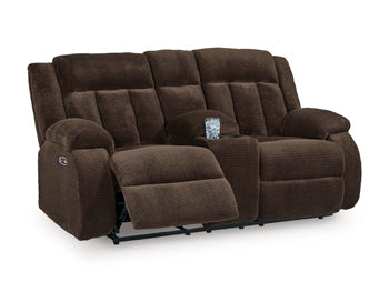 Observation Power Reclining Loveseat with Console - De Avenue Furniture