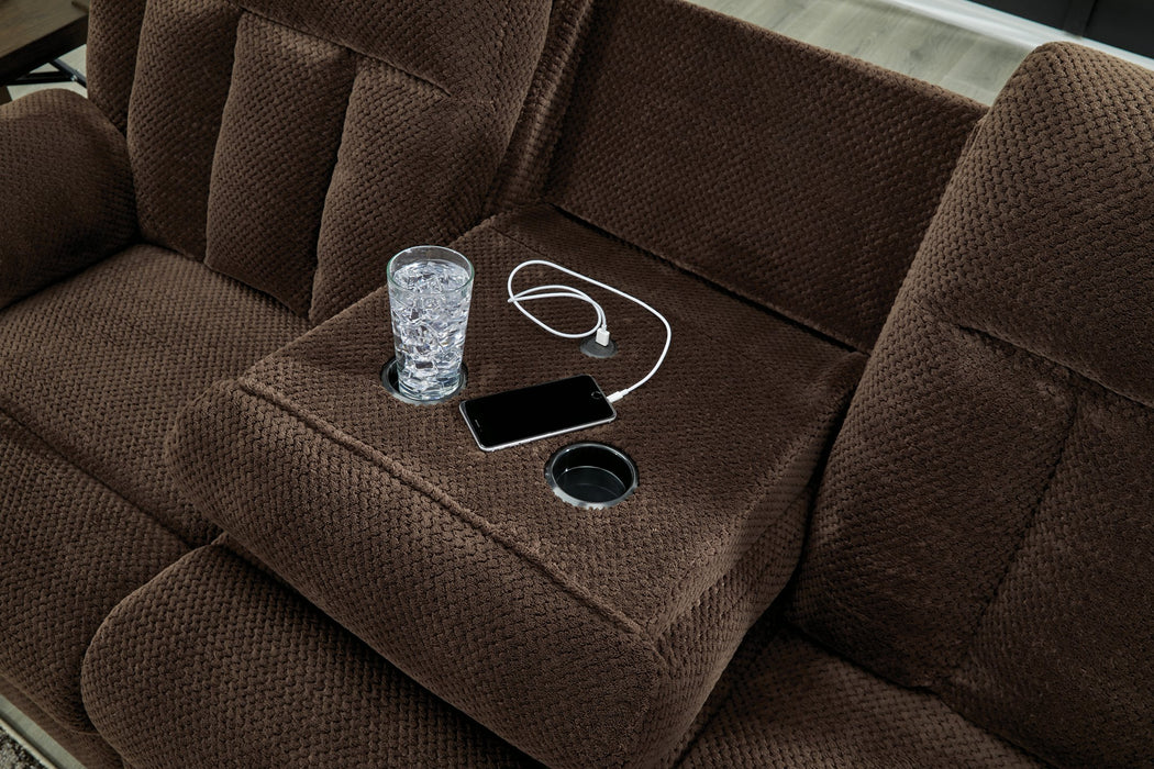 Observation Power Reclining Sofa with Drop Down Table - De Avenue Furniture