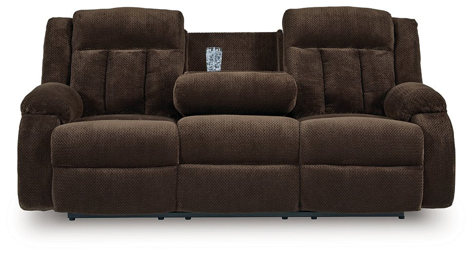 Observation Power Reclining Sofa with Drop Down Table - De Avenue Furniture