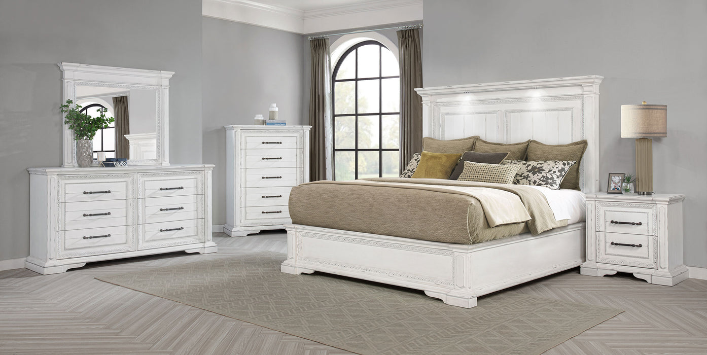 McKinney Panel Bed with LED Lighting - De Avenue Furniture