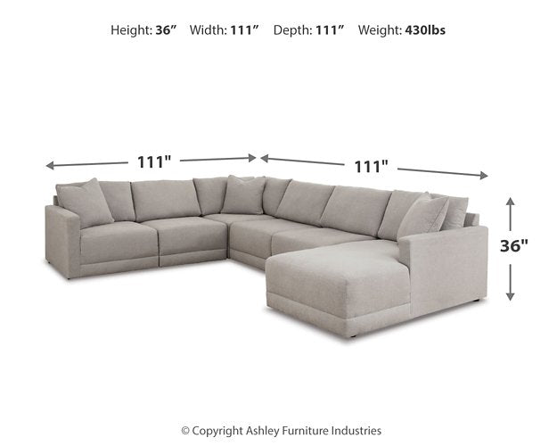 Katany Sectional with Chaise - De Avenue Furniture
