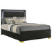 Marceline Panel Bed with LED Lighting - De Avenue Furniture
