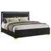 Marceline Panel Bed with LED Lighting - De Avenue Furniture