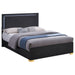 Marceline Panel Bed with LED Lighting - De Avenue Furniture