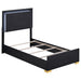 Marceline Panel Bed with LED Lighting - De Avenue Furniture