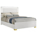 Marceline Panel Bed with LED Lighting - De Avenue Furniture