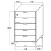 Kendall Chest of Drawers - De Avenue Furniture