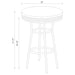 Retro Bar Table - De Avenue Furniture