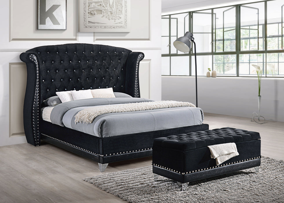 Barzini Wingback Platform Bed - De Avenue Furniture