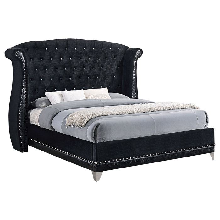 Barzini Wingback Platform Bed - De Avenue Furniture