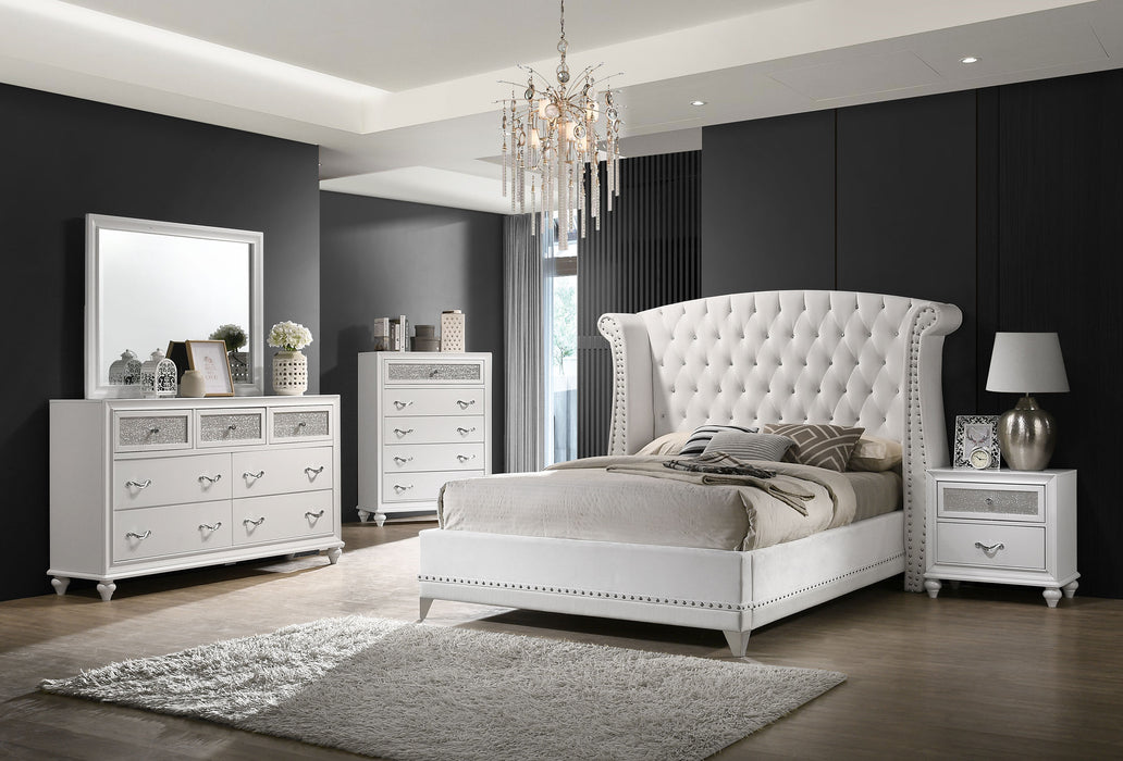 Barzini Wingback Platform Bed - De Avenue Furniture