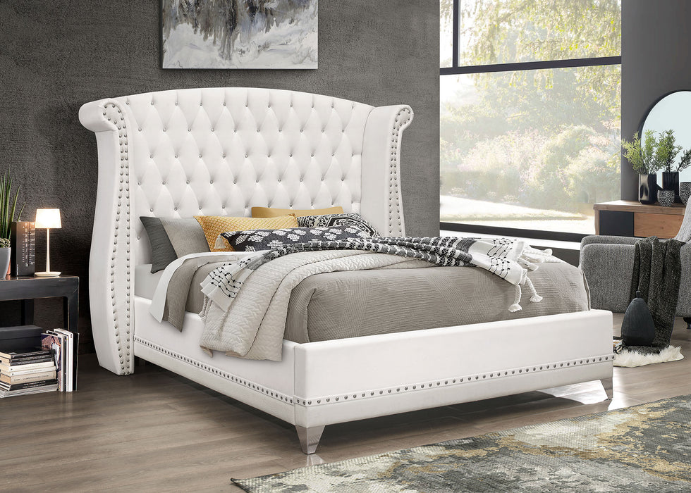Barzini Wingback Platform Bed - De Avenue Furniture