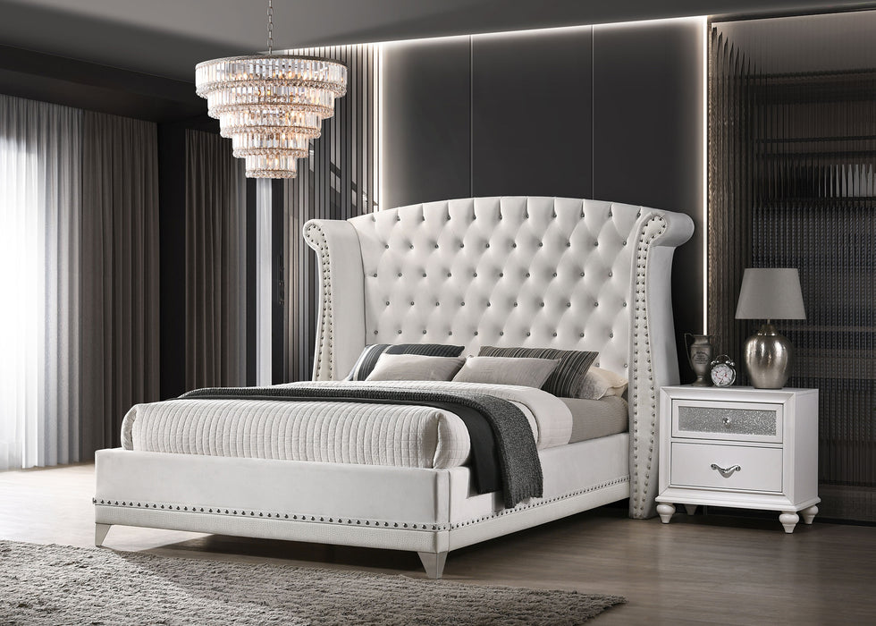 Barzini Wingback Platform Bed - De Avenue Furniture