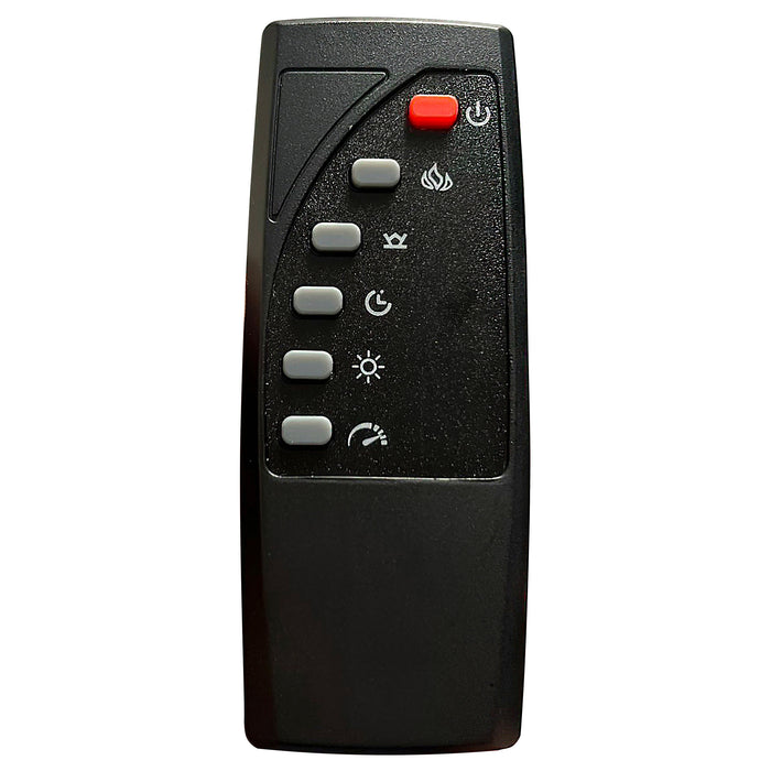 Tisdall Wingback Bed with Flame Visualizer - De Avenue Furniture