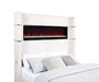 Tisdall Wingback Bed with Flame Visualizer - De Avenue Furniture