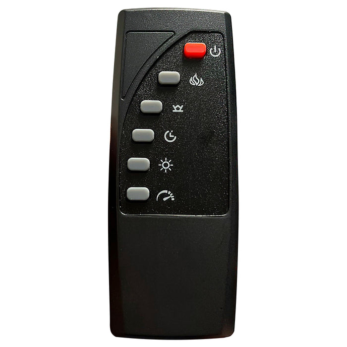 Tisdall Wingback Bed with Flame Visualizer - De Avenue Furniture