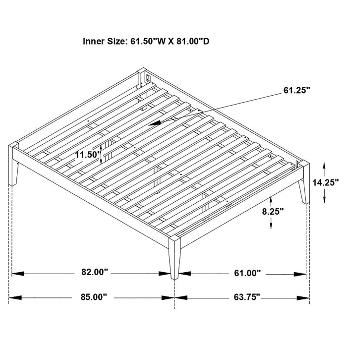 Hounslow Platform Bed Base - De Avenue Furniture
