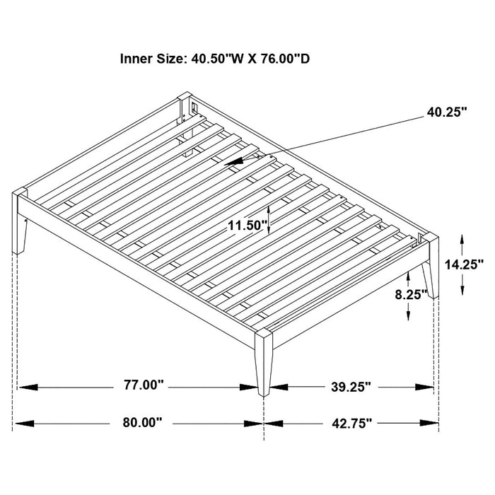 Hounslow Platform Bed Base - De Avenue Furniture