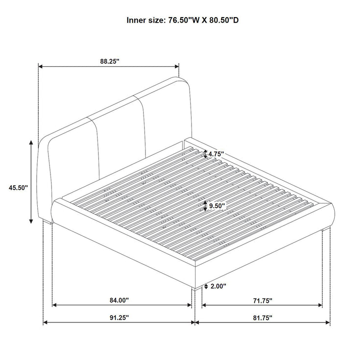 Mokena Panel Platform Bed - De Avenue Furniture