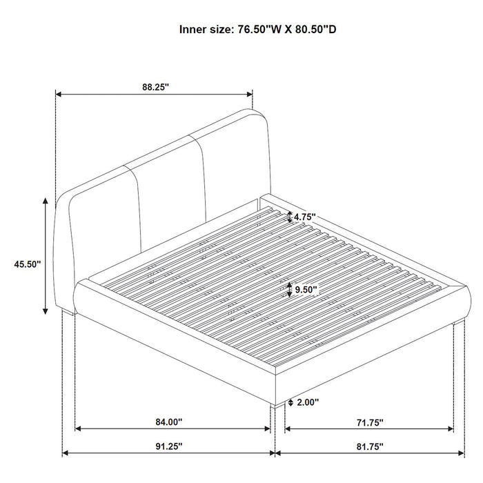 Mokena Panel Platform Bed - De Avenue Furniture