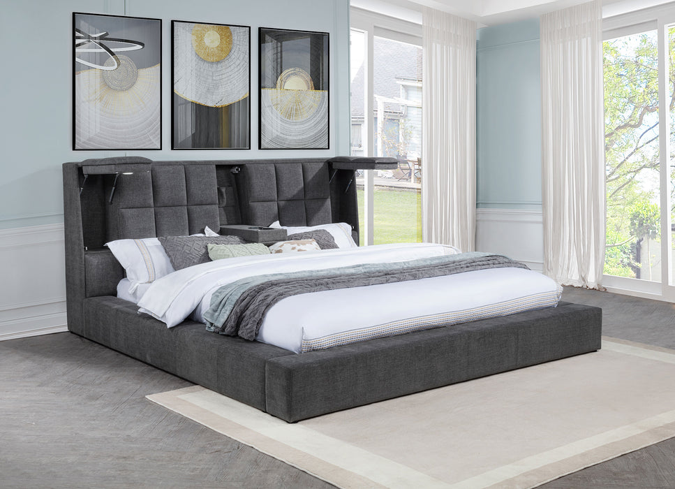 Dreux Panel Platform Bed - De Avenue Furniture