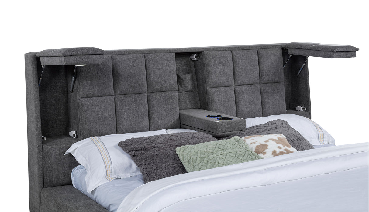 Dreux Panel Platform Bed - De Avenue Furniture