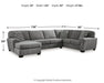 Birkdale Court Sectional with Chaise - De Avenue Furniture