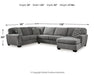 Birkdale Court Sectional with Chaise - De Avenue Furniture