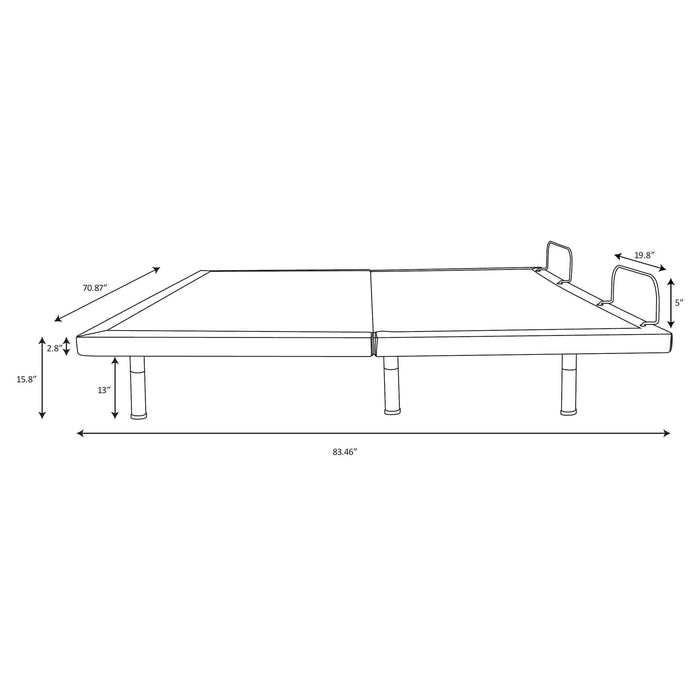 Negan Adjustable Bed Base - De Avenue Furniture