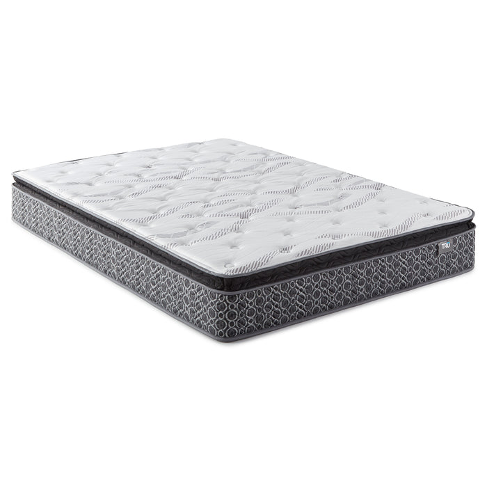 Hayes Medium Plush Pillow Top Hybrid Mattress - De Avenue Furniture