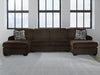 Kimlee Sectional with Double Chaise - De Avenue Furniture