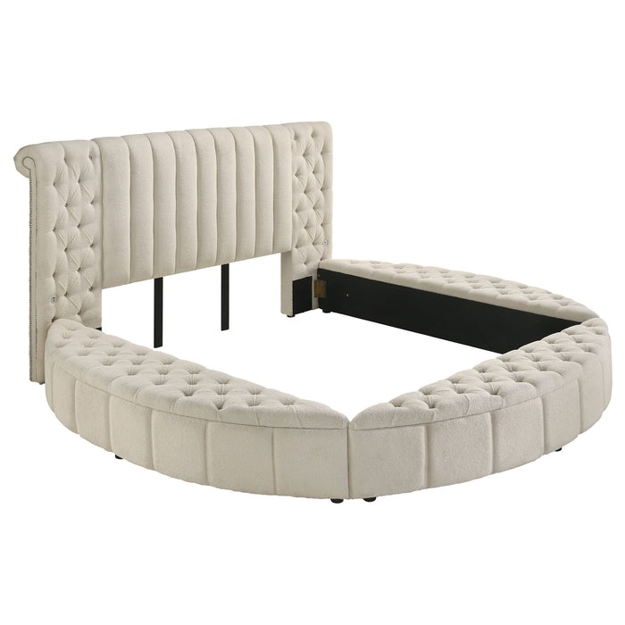Sonya Panel Floor Storage Bed - De Avenue Furniture