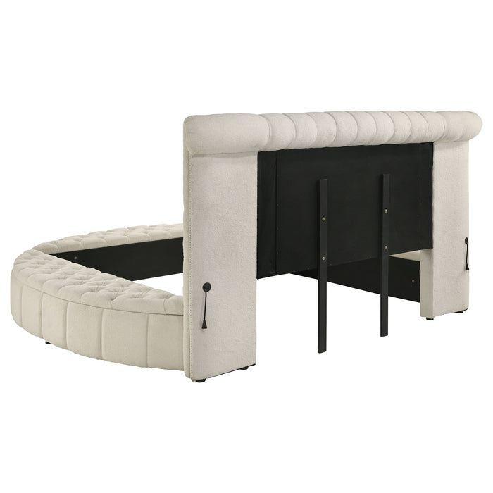 Sonya Panel Floor Storage Bed - De Avenue Furniture