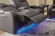 Fyne-Dyme Power Reclining Loveseat with Console - De Avenue Furniture