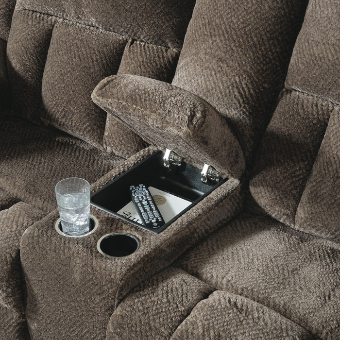 Frohn Reclining Loveseat with Console - De Avenue Furniture