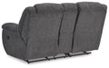 Foreside Reclining Loveseat with Console - De Avenue Furniture