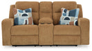 Kanlow Reclining Loveseat with Console - De Avenue Furniture