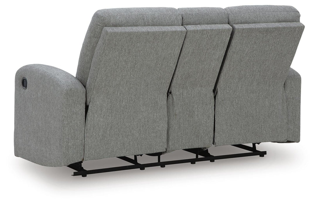 Gauntlet Reclining Loveseat with Console - De Avenue Furniture