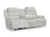 Rhines Falls Power Reclining Sofa with Drop Down Table - De Avenue Furniture