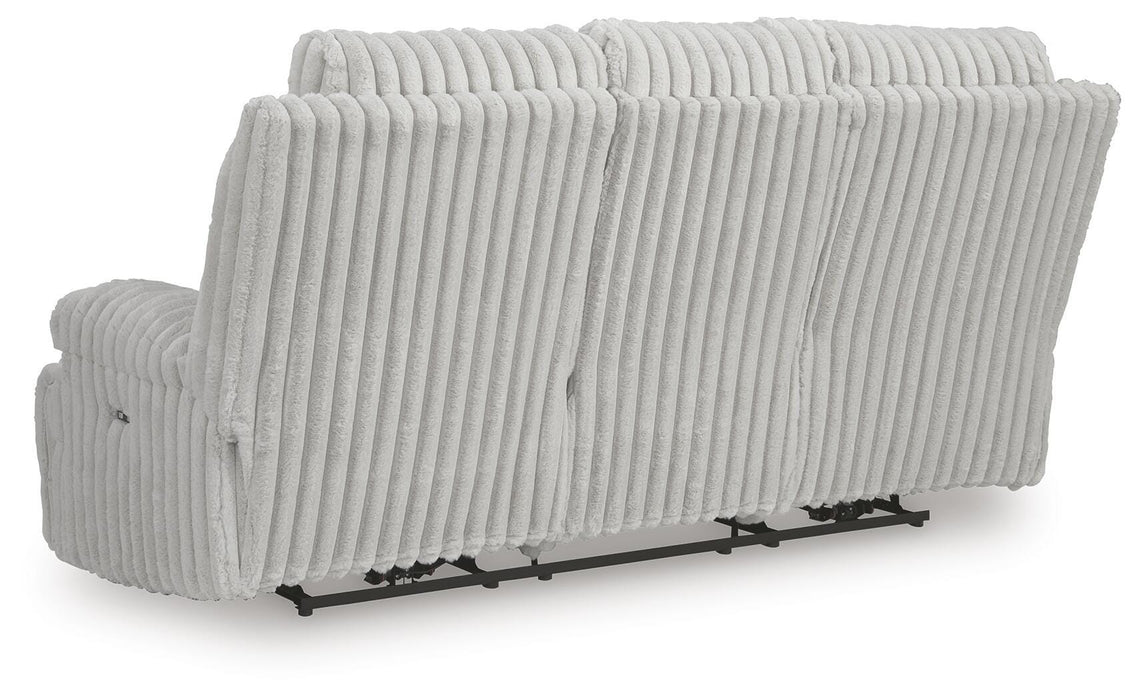 Rhines Falls Power Reclining Sofa with Drop Down Table - De Avenue Furniture