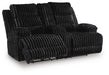 Rhine Falls Reclining Loveseat with Console - De Avenue Furniture