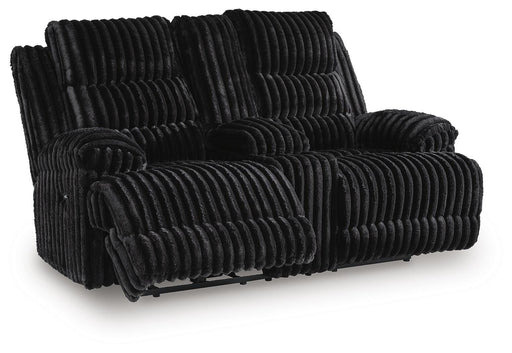 Rhine Falls Reclining Loveseat with Console - De Avenue Furniture