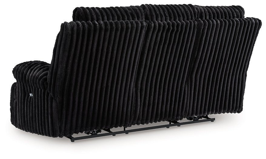 Rhine Falls Power Reclining Sofa with Drop Down Table - De Avenue Furniture