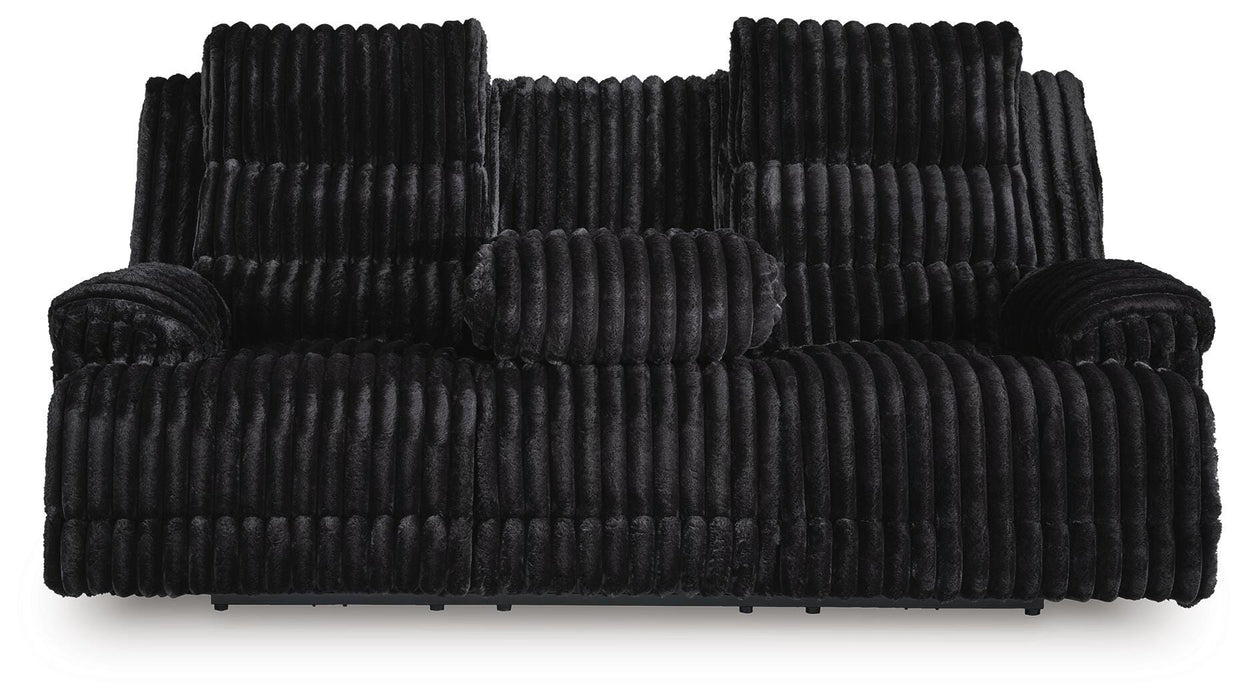 Rhine Falls Power Reclining Sofa with Drop Down Table - De Avenue Furniture