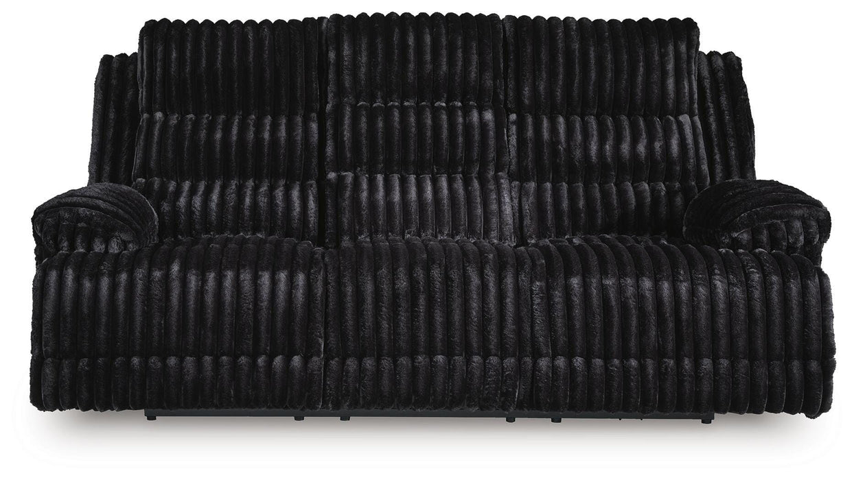 Rhine Falls Power Reclining Sofa with Drop Down Table - De Avenue Furniture