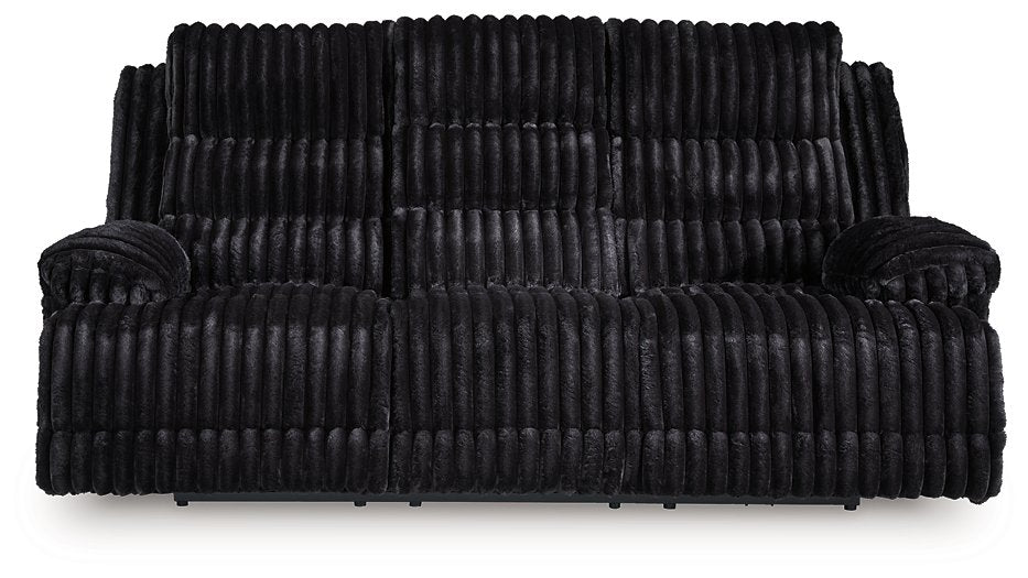 Rhine Falls Power Reclining Sofa with Drop Down Table - De Avenue Furniture