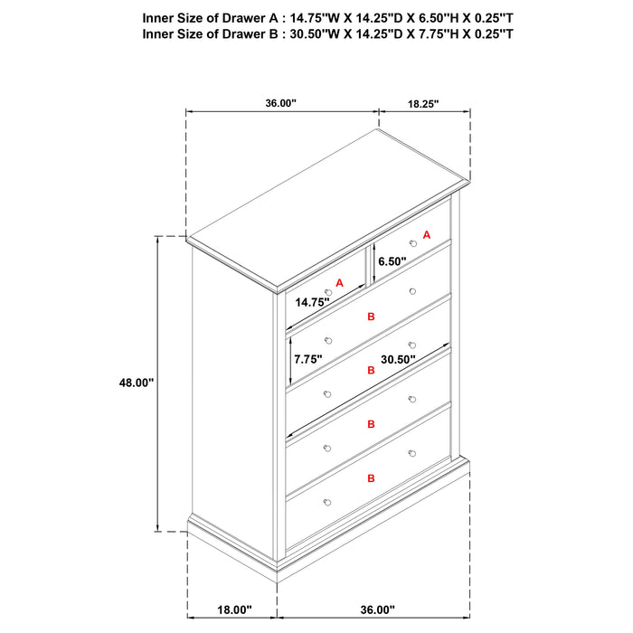 Sumerlin Chest of Drawers - De Avenue Furniture