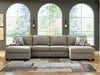 Newellen Sectional with Double Chaise - De Avenue Furniture